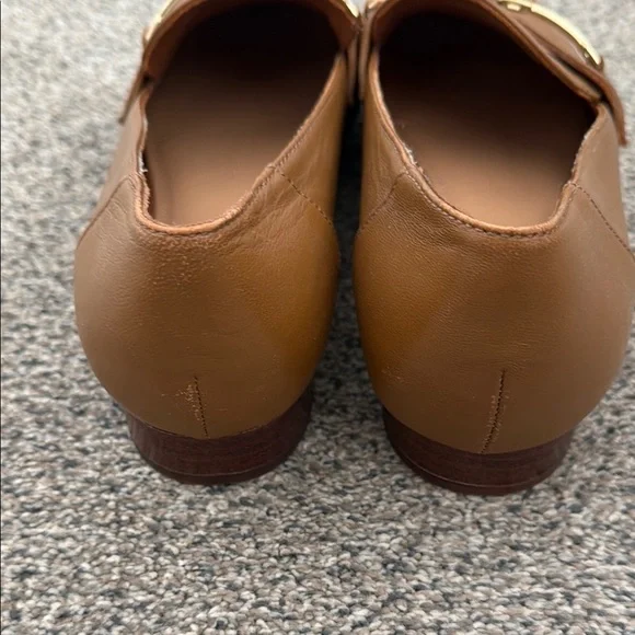 Marc Fisher Tan Loafers with Gold Accent - Picture 2 of 2